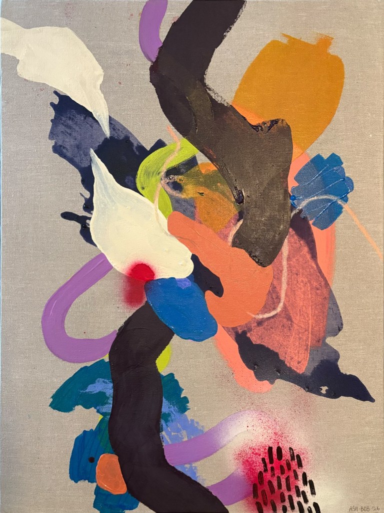 "To Be Willing, To Be Open"
30x40 inches
Mixed Media on Linen
2026