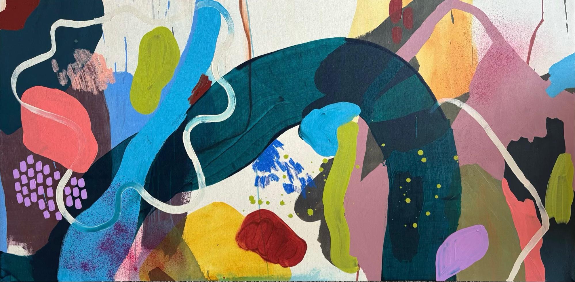 "Thankfulness"
72x36 inches
Mixed Media on Canvas
2026